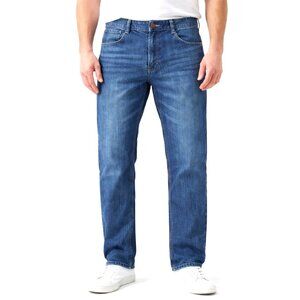 CJ Black Medium Wash Classic Rise Slim Straight Leg Denim Jeans Mens 36 x 31.5